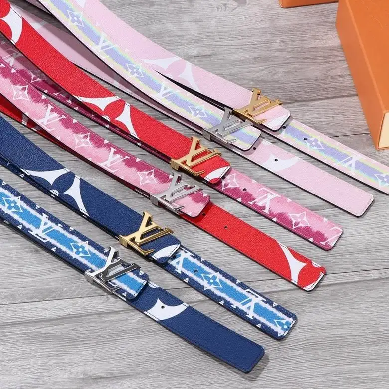 LV Belt 30mmX95-110cm 7D15